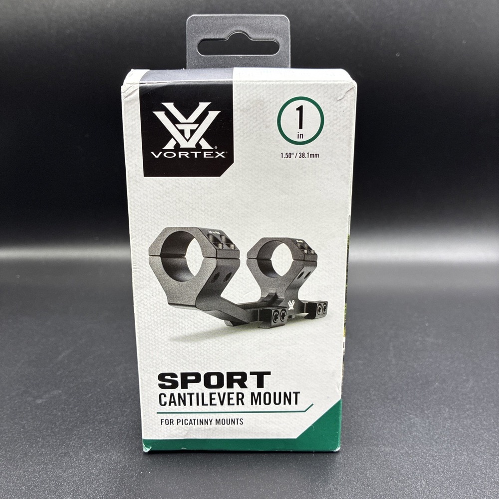 Vortex SCM-01-150 Optics Sport Cantilever Mount 1in Tube 1.5 in Height 2" Offset